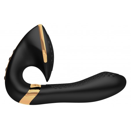 Rabbit De Luxe - Soyo Noir - Waterproof - Rechargeable - 17 cm / Ø 3,7 cm - Shunga