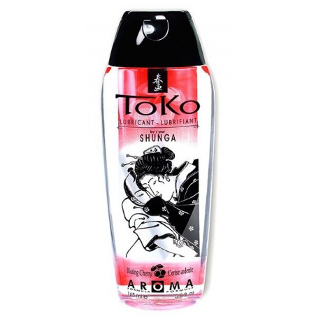 Lubrifiant Toko Cerise Ardente - A Base D'Eau - Comestible - 165 Ml - Shunga