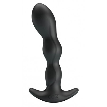 Stimulateur De Prostate Vibrant - Vibe Noir - Rechargeable - Waterproof - 13 Cm / Ø 3,3 Cm - Pretty Love