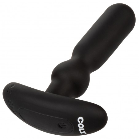 Plug Anal Vibrant - Anal-T Noir - Flexible - Waterproof - Rechargeable - 11 cm / Ø 2,5 cm - Colt