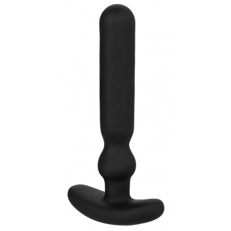 Plug Anal Vibrant Long - Anal-T Noir - Flexible - Waterproof - Rechargeable - 14 cm / Ø 2,5 cm - Colt