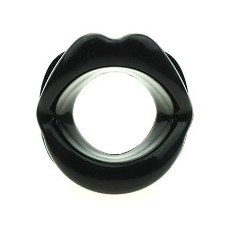 Ecarteur Bouche Ouverte - Forme de Lèvres Noires - ABS Souple - 7 Cm / Ø 4 Cm - Fukr