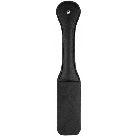 Paddle - Spank - En Simili Cuir Rouge Et Noir - Tapette 13 Cm / 5,5 Cm - Longueur 32 Cm - Ouch