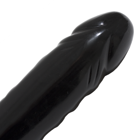Double Gode XL - Réaliste - Dong Couleur Noir - 45 Cm / Ø 4,5 Cm - Doc Johnson