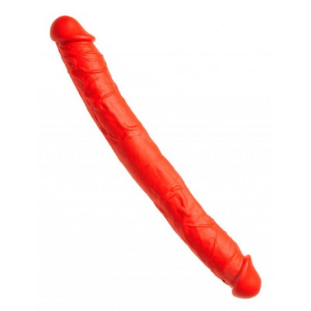 Double Gode Stretch N°33 - Dong En Silicone Rouge - 42 Cm / Ø 5 Cm - Mk Toys