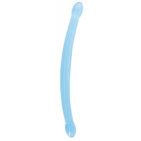 Double Gode - Crystal Bleu - Dong Flexible - 42 cm / Ø 3,2 cm - RealRock