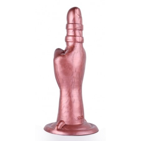 Gode Fisting - Forefinger Rose Nacré - Bras Et Main - Index Levé Structuré - De 6,5 A 20 cm / Ø De 3 Cm A 6,5 Cm - Fist XXL