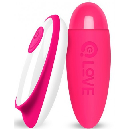 Œuf Vibrant - Alice - Fuchsia - Télécommandé - Silicone doux - 8 cm / Ø 2,8 cm - Generique