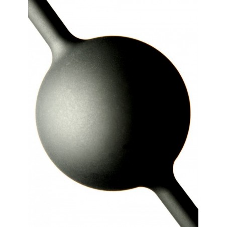 Chapelet Anal - XL Duo - 4 Boules En Silicone Noir Souple - 35 Cm / Ø 5 Cm Et 6 Cm - Generique