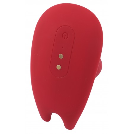 Œuf Vibrant Incurvé Et Stimulateur Clitoridien Magic Umi Connecté - Waterproof - USB - 7,5 cm / Ø 2,8 cm - Rouge - Magic Motion