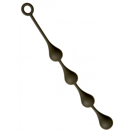 Chapelet Anal - Drops M - 4 Boules En Forme de Gouttes Souples - Taille Médium - 40 Cm / Ø 4 Cm - Anal Drops