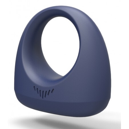 Cockring Vibrant Et Stimulateur Clitoridien - Dante Bleu - Connecté - USB - Waterproof -  Ø 2,8 cm Extensible - Magic Motion