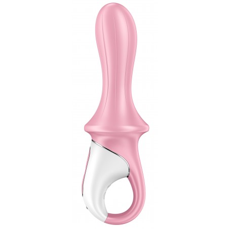 Plug Anal Gonflant Air Pump Booty 5+ Rose - Connecté - Waterproof - Rechargeable - 10 cm / Ø De 3,5 cm A 5 cm - Satisfyer