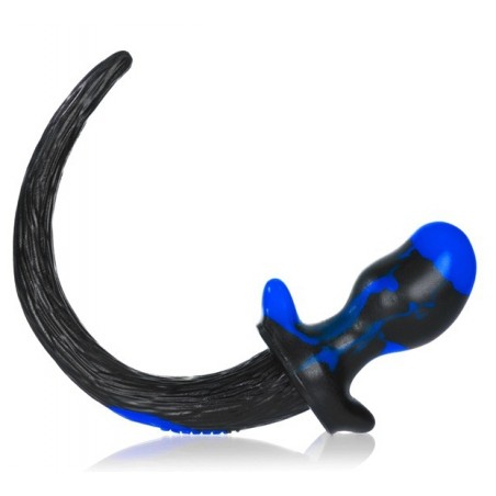 Plug Puppy Mastiff Bleu De Luxe - Avec Queue De Chien De 35 Cm - Dog Training - 12 Cm / Ø 7 Cm - Oxballs