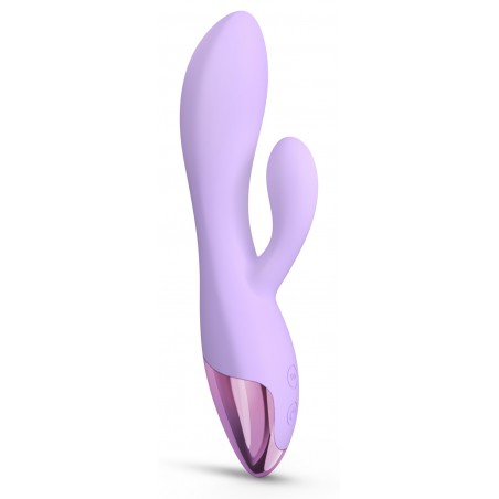 Rabbit Vibrant - Funky Bunny - Mauve - Waterproof - Rechargeable - 10,3 cm / Ø 3,7 cm - Love To Love