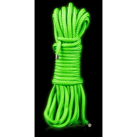 Corde De Bondage - Glow Rope - 10 Mètres - Shibari - Vert Phosphorescent - Ouch