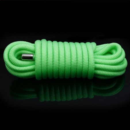 Corde De Bondage Luminous - Rouleau De 5 Mètres - Shibari - Vert Phosphorescent - Fukr
