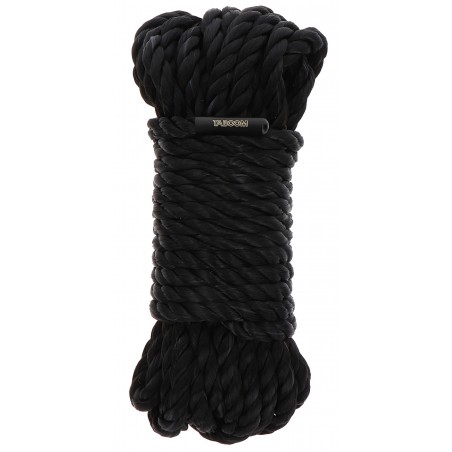 Corde Bondage En Nylon Noir - Shibari - Soumission Et BDSM - 10 M / Ø 0,7 Cm - Taboom