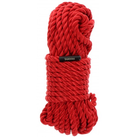 Corde Bondage En Nylon Rouge - Shibari - Soumission Et BDSM - 10 M / Ø 0,7 Cm - Taboom