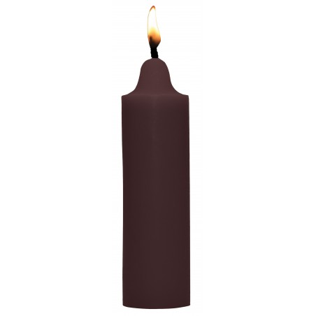 Bougie BDSM Wax play Candle - Marron Parfumée Au Chocolat - Basse Température - 12 cm / Ø 3,6 cm - Ouch
