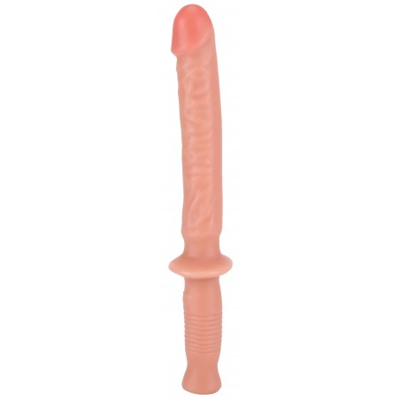 Gode Réaliste Avec Poignée - The Manhandler - 23 cm / Ø 4 cm - Chair - Toyjoy