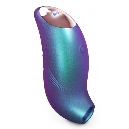 Stimulateur Clitoridien Compact Avec Langue - Believer Bleu - LED - Etanche - Rechargeable - 10 m / Ø 3 cm - Love To Love