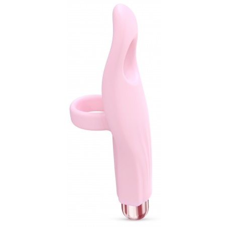 Doigt Vibrant Tickle Me - Stimulateur Clitoridien Rose - Waterproof - Rechargeable - 13,5 cm - Love To Love