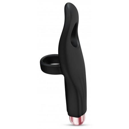 Doigt Vibrant Tickle Me - Stimulateur Clitoridien Noir - Waterproof - Rechargeable - 13,5 cm - Love To Love