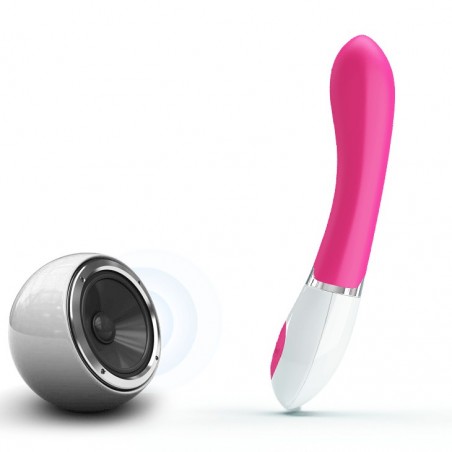 Vibromasseur - Daniel Fushia - Spécial Point G - Voice Control - Waterproof - 19,5 cm / Ø 3,1 cm - Pretty Love