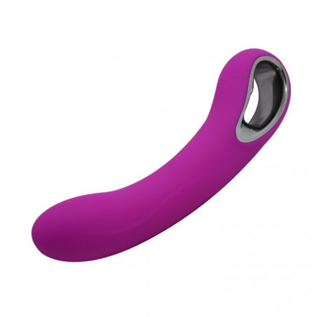 Vibromasseur Alston Violet - Ergonomique - Waterproof - Rechargeable - 20 cm / Ø 3,5 cm - Pretty Love