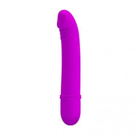 Vibromasseur Compact - Beck Violet - Semi Gland Spécial Point G - Waterproof - 12 cm / Ø 2 cm - Pretty Love