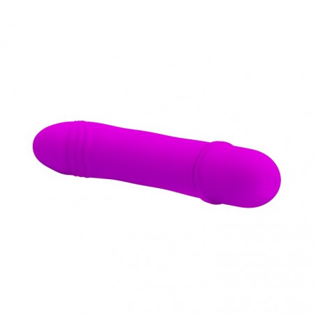 Vibromasseur Compact - Beck Violet - Semi Gland Spécial Point G - Waterproof - 12 cm / Ø 2 cm - Pretty Love