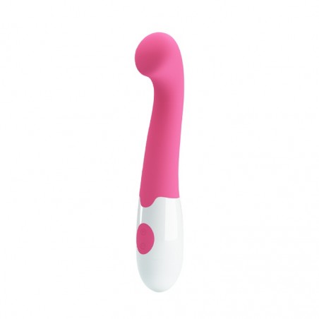 Vibromasseur Ou Stimulateur - Charles Fushia - Tête Plate - Waterproof - 17,2 cm / Ø 3 cm - Pretty Love