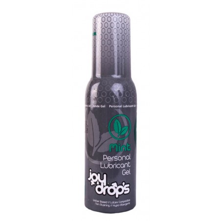 Lubrifiant A Base D'Eau Mint - Comestible - Rafraichissant - Goût Menthe - 100 Ml - Joy Drops