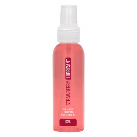 Lubrifiant A Base D'Eau Strawberry Lube - Comestible - Goût Fraise - 100 Ml - Pharmquests
