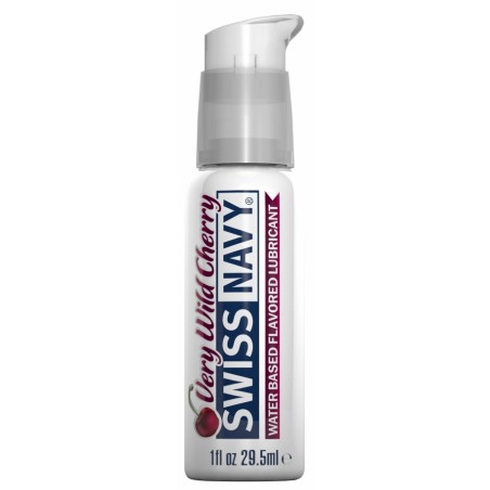 Lubrifiant A Base D'Eau Very Wild Cherry - Comestible - Goût Cerise - Flacon 30 Ml - Swiss Navy