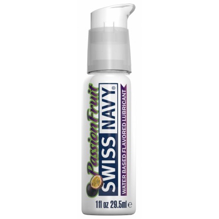 Lubrifiant A Base D'Eau Compact - Comestible - Goût Fruits De La Passion - Flacon 30 Ml - Swiss Navy
