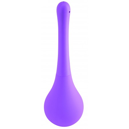 Poire De Lavement Anal Squeeze Clean Violet - 190 Ml - Embout A 3 Trous - 14 cm / Ø 2 cm - Seven Creation