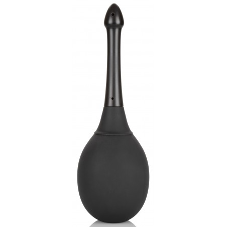 Poire De Lavement Anal One Way Noir - Anti-Refoulement - 460 Ml -  Embout A Trous - 13 cm / Ø 2,5 cm - Seven Creation