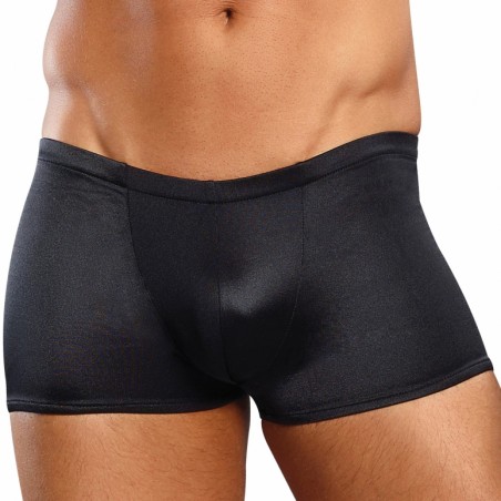 Boxer Satin Up - Noir Satiné - Confortable Et Extensible - Tailles : S / M / L / XL - Male Power