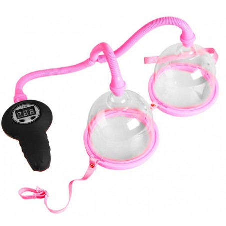Pompe A Seins Automatique Breast Pump Push-Up Télécommandé - Gonfle Et Augmente Le Volume Des Seins - 12 cm / Ø 10 cm - Baile