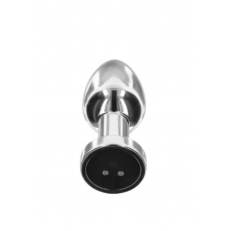 Plug Anal Vibrant Taille M - The Glider - Thermo-Réactif - Waterproof - Rechargeable - 7,4 cm / Ø 3,4 cm - Buttocks Toyjoy