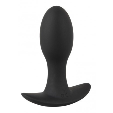 Plug Anal Vibrant Lisse - Vibe Noir - Waterproof - Rechargeable - 8 Cm / Ø 3 Cm - Anos