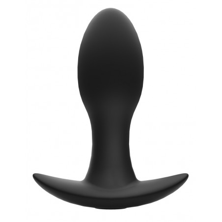 Plug Anal Vibrant Lisse - Vibe Noir - Waterproof - Rechargeable - 8 Cm / Ø 3 Cm - Anos