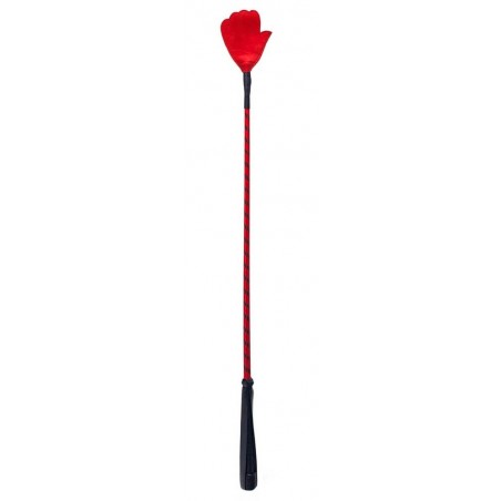 Cravache Hand Crop En Forme De Main - Cuir Rouge - Avec Dragonne - 70 Cm - Devil Sticks
