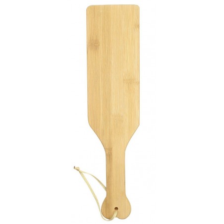 Paddle En Bambou Naturel - Tapette 10,5 cm De Large - Longueur 42 Cm - Kiotos