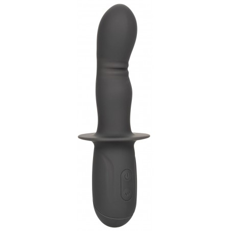 Gode Vibrant A Tapotements Avec Poignée Rocking - Anal Ou Vaginal - Waterproof - Rechargeable - 11 cm / Ø 3,2 cm - Ramrod