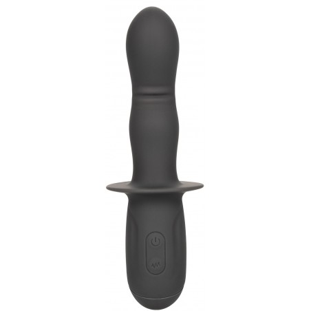 Gode Vibrant A Tapotements Avec Poignée Rocking - Anal Ou Vaginal - Waterproof - Rechargeable - 11 cm / Ø 3,2 cm - Ramrod