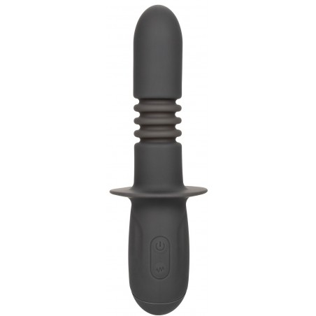 Gode Vibrant A Poussée Avec Poignée Thrusting - Anal Ou Vaginal - Waterproof - Rechargeable - 11 A 14 cm / Ø 3,2 cm - Ramrod