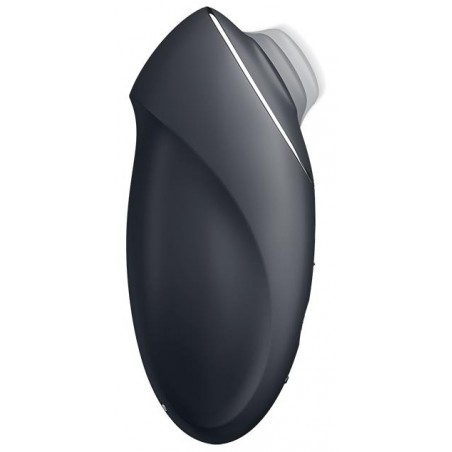 Stimulateur clitoridien A Tapotements Et Vibrations - Tap & Climax 1 Noir - Etanche - USB - 10,5 cm / Ø 5 cm - Satisfyer